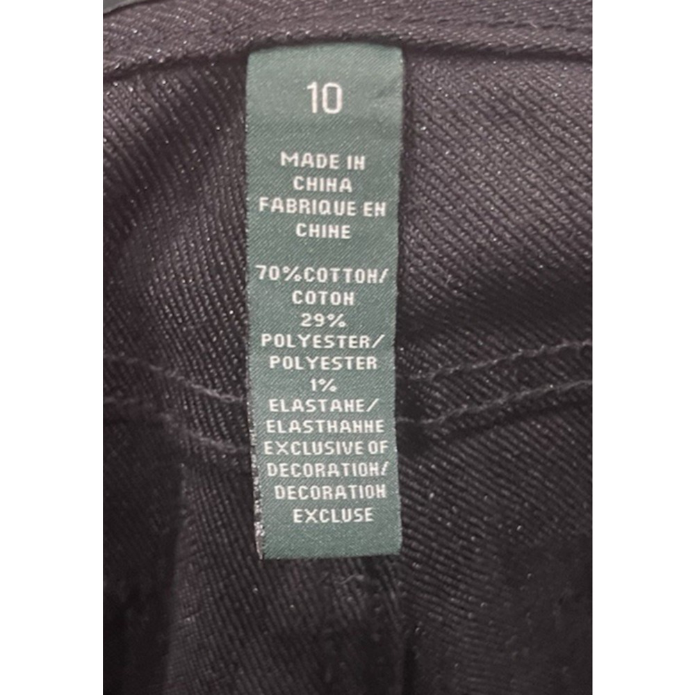 Lauren Ralph Lauren Jeans LRL Womens Snake Serpent On Back Black Sparkle 10 - Picture 10 of 14